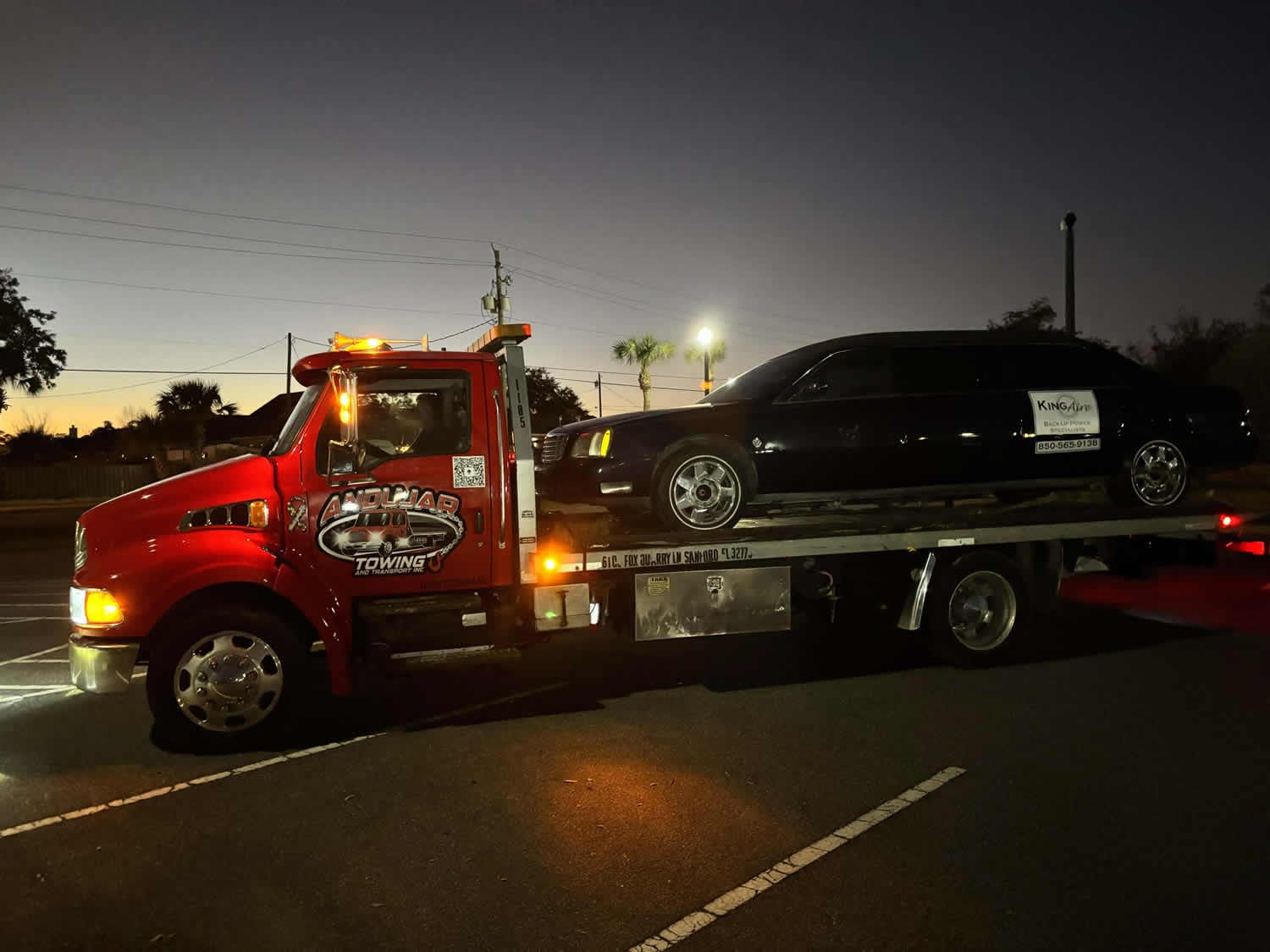 Emergency towing service contact in Panama City Beach Florida